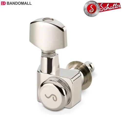 쉘러 헤드머신 펜더 디럭스 울트라 호환가능 2핀 타입 6L Nickel Schaller F-series 2-pin Locking Staggered