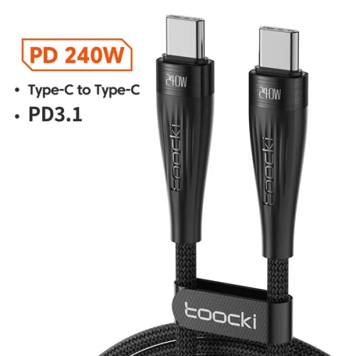 투키 240W USB C to USB C 케이블 고속 충전 타입 케이블 아이폰 17 16Pro S25 샤오미 화웨이 노트북용 0.25M 데이터