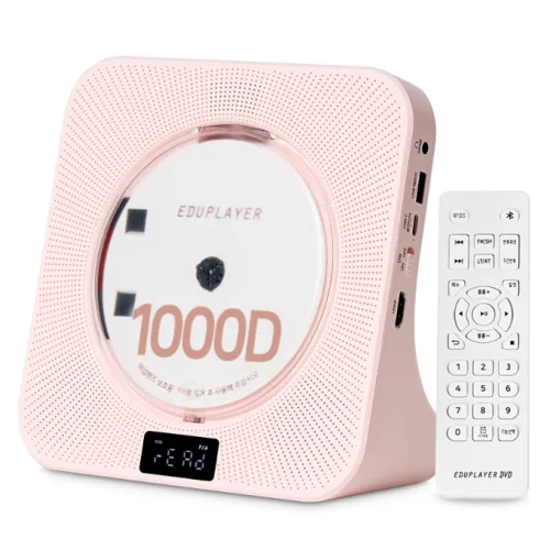 에듀플레이어 DVD플레이어 핑크, EA1000D