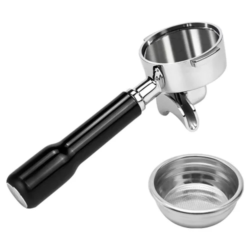 칼딘 더블 스파웃 포터 필터 E61 58mm, 1개, 블랙
