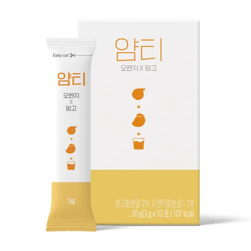 얌티 오렌지 망고, 3g, 10개입, 1개
