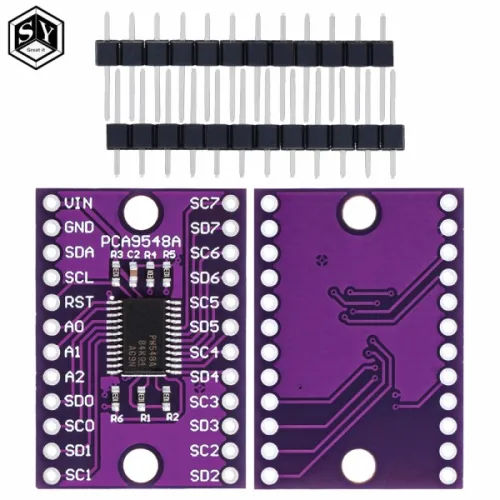 PCA9548 TCA9548A 1~8 I2C 8채널 IIC Arduino 개발 확장 보드용 다중 채널 멀티플렉서 브레이크아웃 모듈