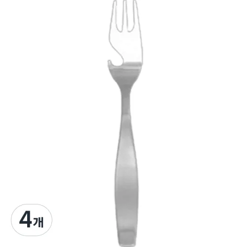 윌리브 국산 304스텐 꼬치 바베큐포크, 단일 색상, 4개