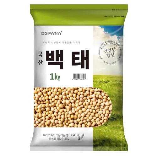 대구농산 건강한밥상 국산 백태, 1kg, 1개