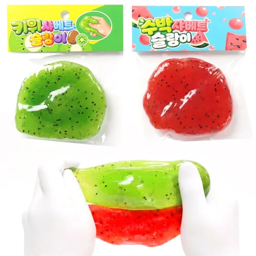 세진 키위 수박 샤베트 서걱 말랑이 슬랑이 크런치 스퀴시, 1개, 키위샤베트