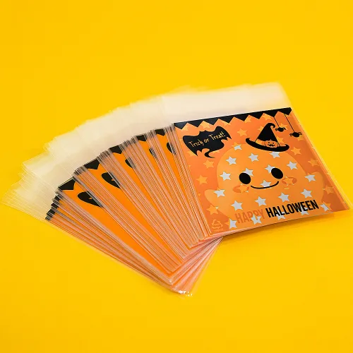 파티쇼 할로윈 사탕 opp 포장지 100p, 오렌지, 2개