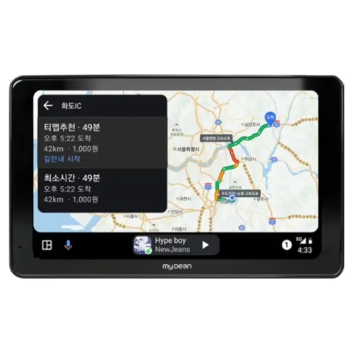 마이딘 안드로이드 오토 무선 카플레이 티맵 내비게이션 모니터, 2GB, NX700+후방카메라(승용차용)