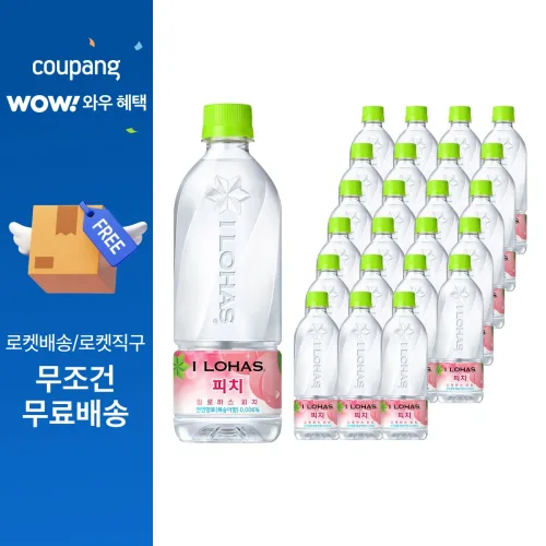 이로하스 일로하스 피치, 540ml, 24개