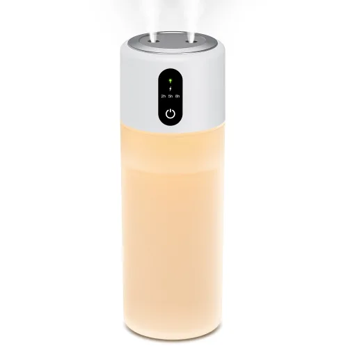 SUNGOD 미니 가습기 듀얼미스트 500ml 무소음 무선 무드등 가정용 차량용 사무실 탁상용
