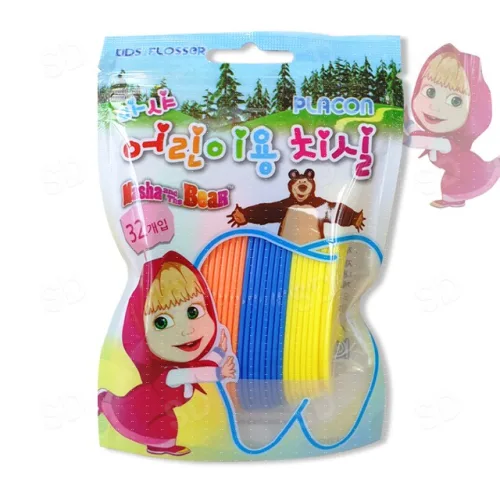 플라콘 마샤와곰 어린이용치실 32개입