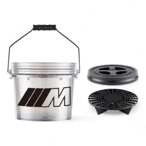 BMW M Car wash box 정품 M 세차버킷 그릿가드 세트, 반투명, 16L