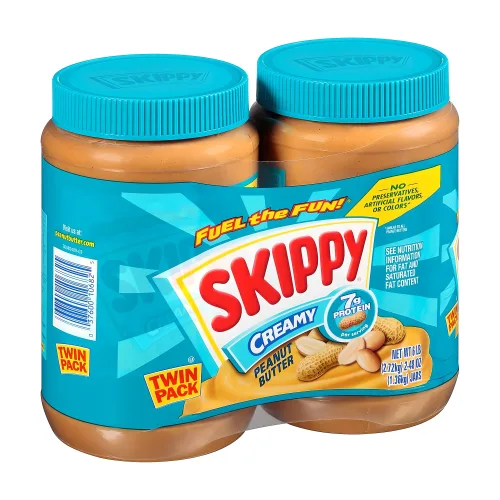 스키피 크리미 피넛 버터, 1.36kg, 2개
