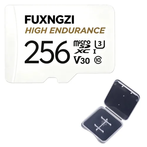FUXNGZI 메모리카드 마이크로 SD카드V30 고속 메모리카드+SD카드 케이스, 1개, 256GB