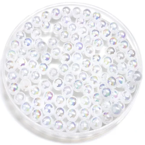 Bead 비즈구슬 6mm 멀티볼 팔찌비즈 믹스컬러 한팩, 옵션선택, 6mm 오로라볼 (250알)