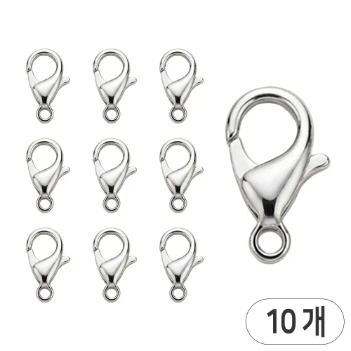 개고리 게고리 랍스터고리 열쇠고리부자재, 랍스터 개고리 14mm, 10개