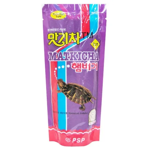 [2개묶음]맛기차 햄버거 거북이 사료