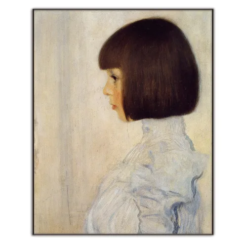 제로팅 클림트 헬레네 클림트의 초상 명화 그림 액자 인테리어 ZGK07E29, 엣지화이트-23x29cm, 엣지화이트