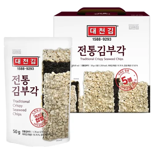 대천김 전통김부각 925 5p, 1개, 250g
