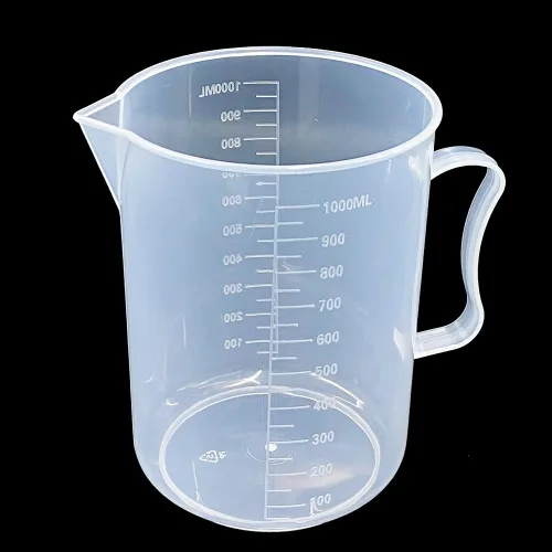 제나 비커 1리터 강력한 플라스틱 재질 SLD1000, 일반, 1개, 1000ml