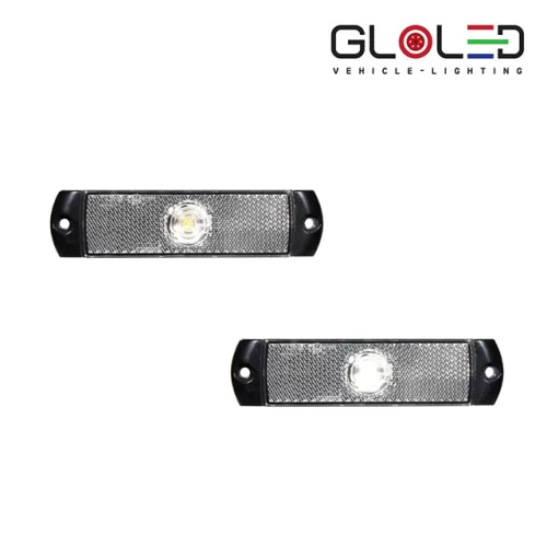 LED 반사등/리플렉터/사이드램프/측면등/옆면등/차폭등 12V/24V [화물차 대형트럭 특장차 렉카 윙바디 샷시 추레라 트레일러] [26251], 1개