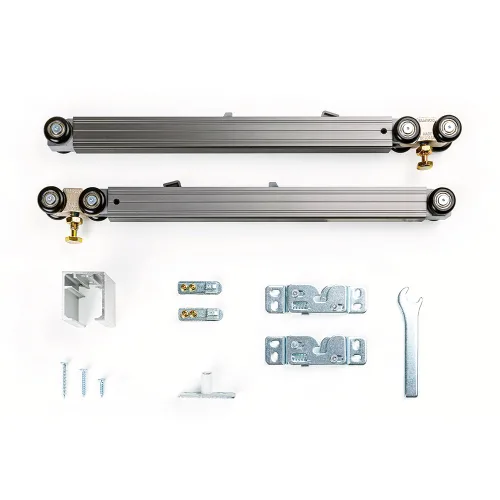 슬라이딩호차 도어댐퍼 양방향 삼우DBT 신형 80 DD 80kg 미닫이문 댐핑 롤러 2M 상부레일세트, O80DD + 상부레일(신형), 1개