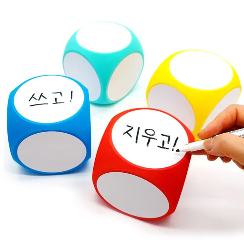 [재미나] 씽킹주사위 10cm 어린이집 유치원 수업 교구 놀이 교육 보드게임, 1개