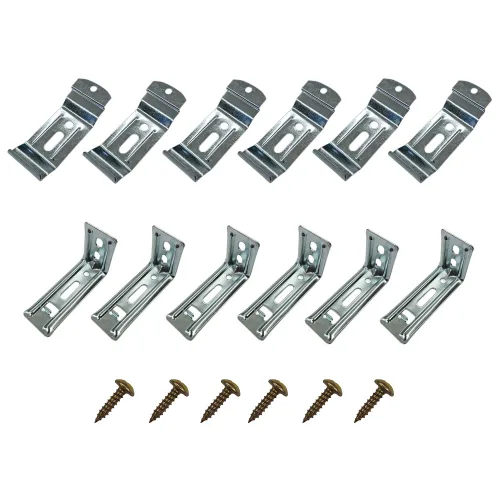 공간커튼 블라인드 ㄱ자 꺽쇠 + 브라켓 스냅, 1개, 콤비블라인드 6P set