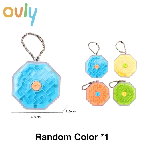 1-3Pcs 3D 미로 큐브 투명 매직 퍼즐 속도 일치 안티 스트레스 장난감 롤링 볼 게임 어른 교육