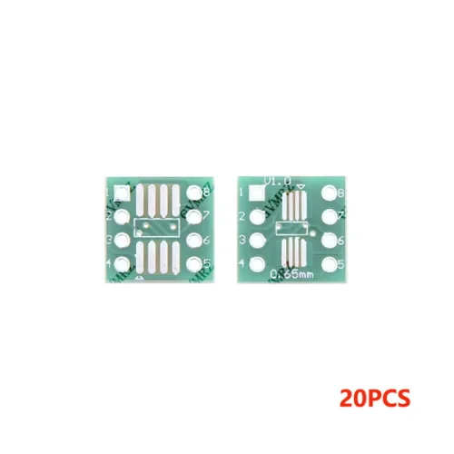 50개/20개/100개 SOT23 SOT89 PCB IC 어댑터 보드 0805 0603 0402 SOT223 SOP TSSOP 시리즈 TSSOP8 sot89용 SMD-DIP 변환기