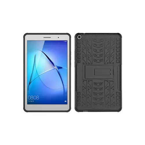 이너스 화웨이 미디어패드 T5 10.1 스탠드아머케이스 거치케이스, 레드