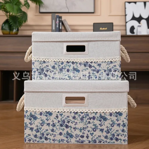French Country-Style Multifunctional Storage Box Desktop Organizer / Clothing Storage Bin
