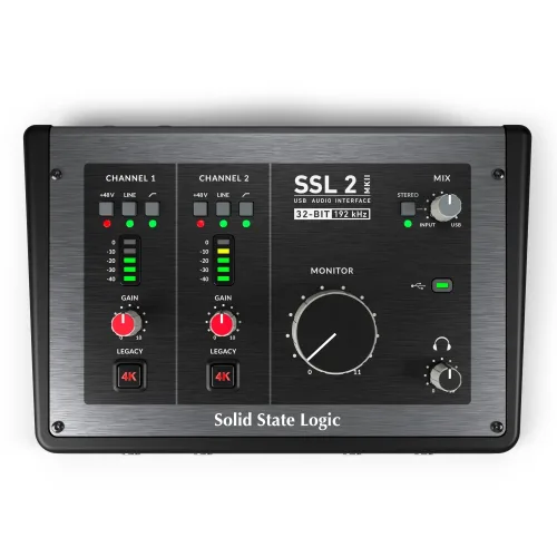 [기어라운지 정품] SSL 2 MKII USB-C 오디오 인터페이스 2in 4out / 레거시 4K 스트리밍 레코딩, SSL 2 MKII