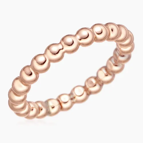 14k 18k 볼반지 버블 볼 레이어드 가드링 금 반지 3mm