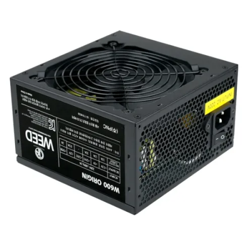 [WEED] W600-ORIGIN 파워써플라이 KC인증획득 [600W ATX 120mm팬 24핀 SATA PCI-E EMI 오토팬컨트롤 과전압과전류방지회로 케이블일체형], W600-ORIGIN