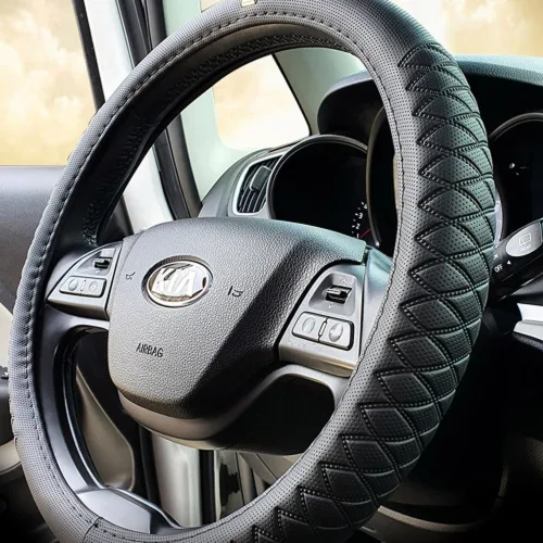 이태리명품 타공 가죽핸들커버 포드 F150 F250 F350 랩터 익스페디션 전용