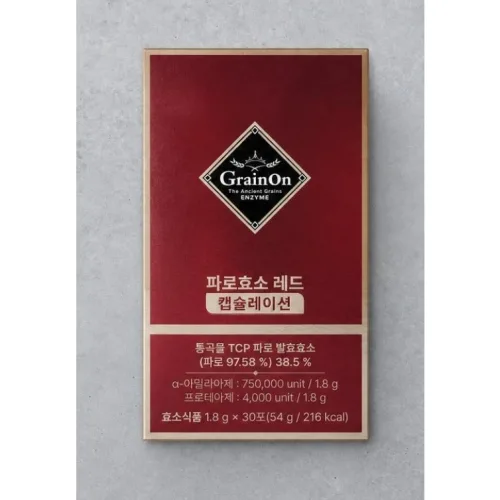 [그레인온] 파로효소 레드 캡슐레이션, 54g, 1개