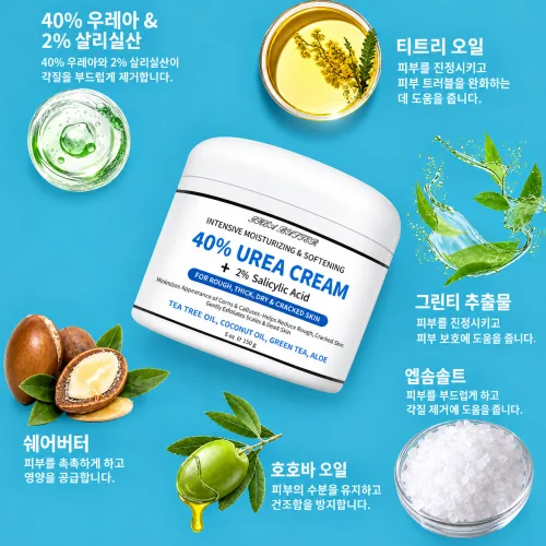 [새로운 업그레이드][당일배송] 함익병 유레아 크림 100% 함익병 유리아 크림 뒷꿈치 우레아 풋크림 발뒤꿈치 각질제거 보습크림