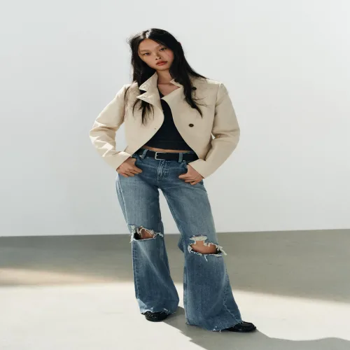 ZARA 더블 브레스트 버튼 블레이저 - 베이지 4749/703/710 4749/703 zara_kr 127006 545436994