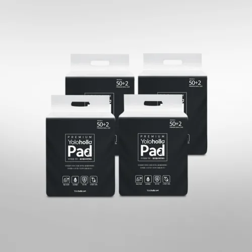 소형 40x50 욜로홀로 배변패드 52매x4팩 총208매(30g)