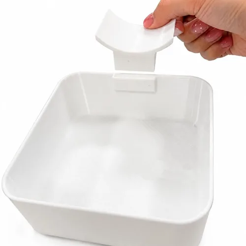 세탁기 배수 깔때기 트레이 세탁기 배수판 세탁기 넘침방지 집수판 휴대성과 실용성, 1개, 하양색
