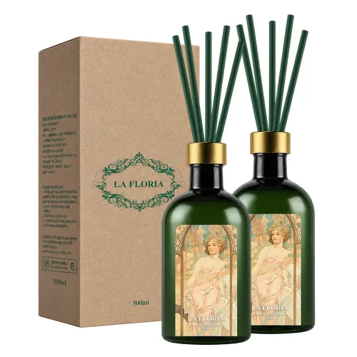 라플로리아 시그니처 디퓨저, 2개, 500ml, S4 신혼부부 꽃 향
