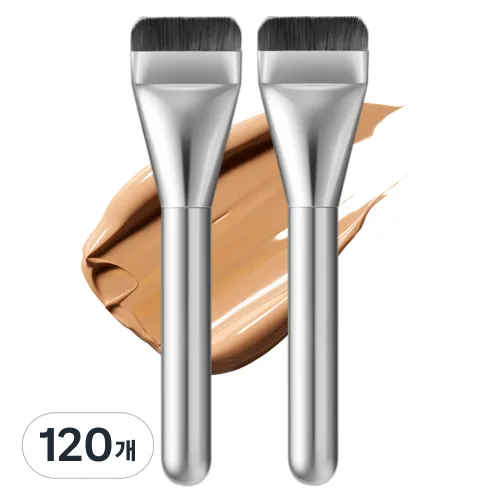 라메디 결없이 깔끔하게 잘 발리는 화장 브러시, 단일 색상, 120개
