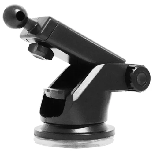 에토 차량용 핸드폰 유리 대시보드 흡착식 거치대 17mm 볼헤드 마운트, 블랙, 1개