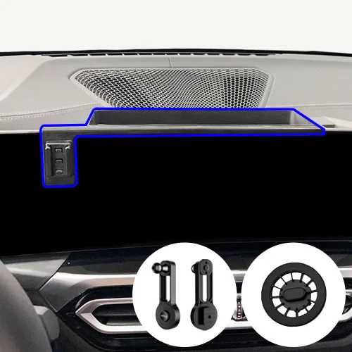 윙가디움 BMW 3시리즈 4시리즈 i4 차량용 거치대 마운트 세트, 3/4시리즈/i4 (23~) 스크린 (B세트), 1세트