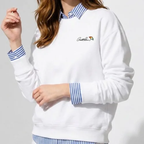 아놀드파마 여성 베이직 맨투맨 라운드넥 긴팔 티셔츠