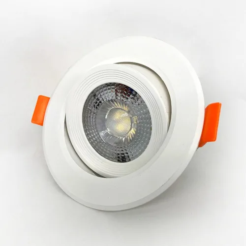 LED 3인치 다운라이트 회전 COB 매입등 매립등, 1개