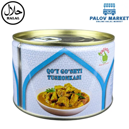HALAL LAMB STEW 480g SHOHONA 할랄 양고기 통조림 380g, 1개, 380g