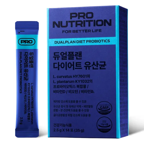 PRONUTRITION 듀얼플랜 다이어트 유산균 프로바이오틱스 14p, 1개, 14회분