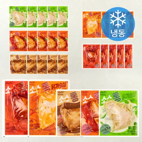 맛있닭 소스 통 닭가슴살 혼합, 100g, 30개, 1세트