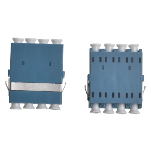 Lenew  4 포트 Lc 광 어댑터 Lc/pc 다중 모드 OM1 OM2 OM3 OM4 OM5 이중 4 코어 FTTH 광섬유 OpitcAdapter